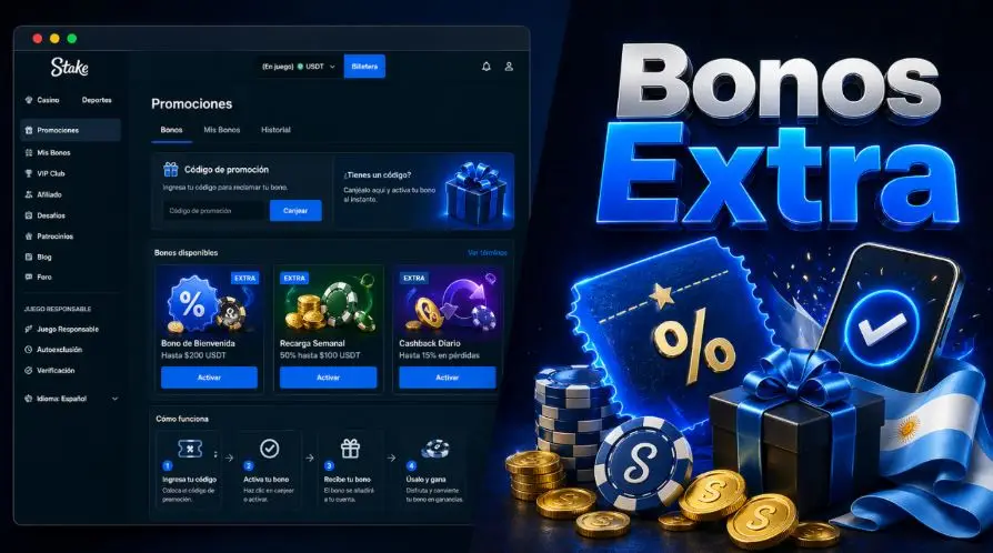 Bonificaciones extra y cómo canjearlas